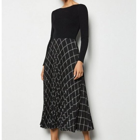 Vintage Francesca for Damon Blended Wool Ruffld Cuff Dress - Picture 1 of 12